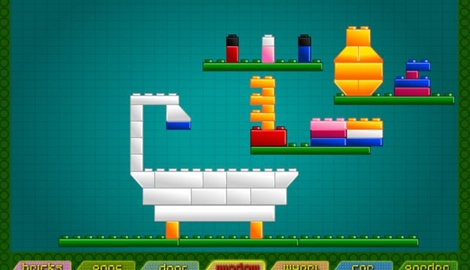 Построй Lego-комнату! Интерактивная игра для детей