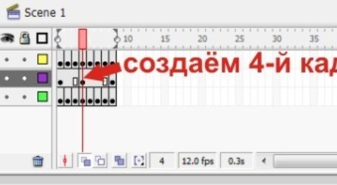 Заключительный этап в анимации движения