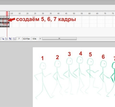 Заключительный этап в анимации движения