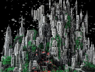 Масштабные скульптуры из Lego