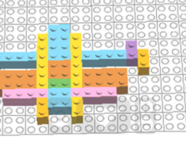 Лего – симметрия (вариант 3)