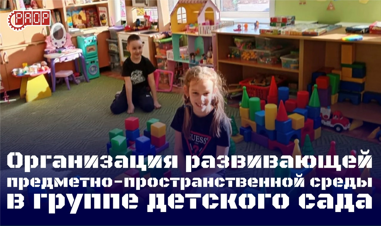Организация развивающей предметно-пространственной среды в группе детского сада